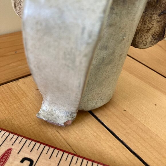 Ugly Face Buck Tooth Stoneware Mug Ceramic Pottery Cup with Handle 4" tall - Picture 5 of 8